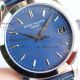 Perfect Replica Patek Philippe Calatrava Blue Dial Blue Leather Strap Watch 38mm (4)_th.jpg